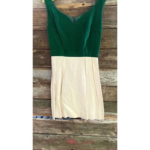 Vintage dress velvet top coderoy bottom estate find 60s 70s. Size small if you l - Picture 2 of 6